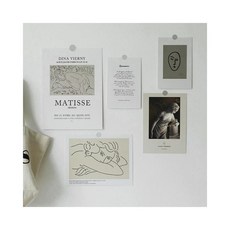 엽서 북유럽 감성디자인 드로잉 25438pc 1(pc), 엽서 DC003192