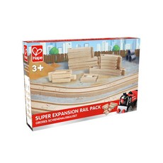 Hape 火車軌道配件組 - 德國品牌，安全環保，激發兒童創造力, 1個, Natural Wood