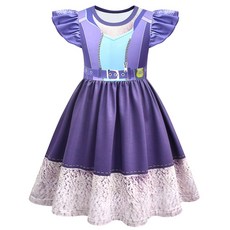 兒童連衣裙 飛飛袖Cosplay造型裙