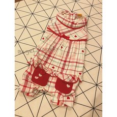 貝果貝果 日本 Pet Paradise 代理 Pretty Boutique 愛心連身發熱衣 DSS [D2665], 1個