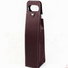 파티 기념일 이동 보관 1구 와인캐리어 가죽 다용도 손잡이 선물용 포장백