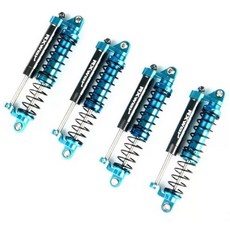 《賽鋒模型》台灣現貨 雙系統 1/10 避震 SCX10 MST 易控避震 RX雙子座負壓減震 四支, 藍色, 1個