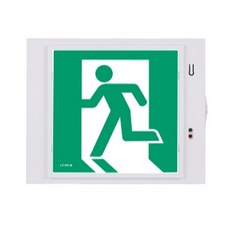 국산 리더스테크 소형 LED 피난구 유도등 고휘도유도등 벽부착, 1개