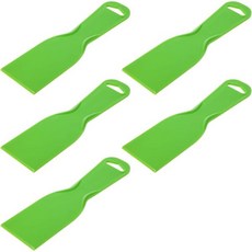 스크래퍼 껌칼 퍼티 나이프 플라스틱 5개 유연한 페인트 스크레이퍼 그린 2인치 스프레더 스패클 패치 적용 도구