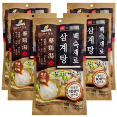 약제천궁 삼계탕재료 백숙재료 티백 한방 약재 닭 오리 수육 각종 고기요리 잡내제거 육수 국물재료, 5개, 100g