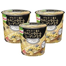 크노르 포르치니 향이 나는 버섯 크림 스프 파스타, 3개, 43.5g