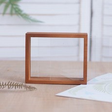 雙面立體中空相框乾燥花藝材料包, 小號相框 16*13*5.5cm ,乾燥花包