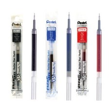 373 펜텔 에너겔 리필심 0.5 0.7 / LRN5 LR7 에너겔X 에너겔슬림 캡식 스털링겔펜 리필, 0.5 (LRN5), 블루 (C)