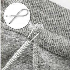 바늘 스레딩 도구 줄끼우기 바지허리끈 후드끈 끼우개 바자끈 후드티 고무줄 끈끼우기 밴드, 1개, 상세페이지 참조