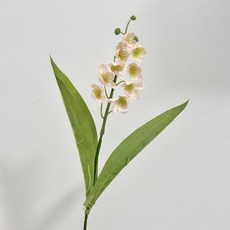 嘉義出貨 INS風 仿真鈴蘭花 仿真花 假花 永生花 插花 人造花 居家臥室裝飾花藝絹花風鈴手捧花束拍照道具, 粉色, 1個