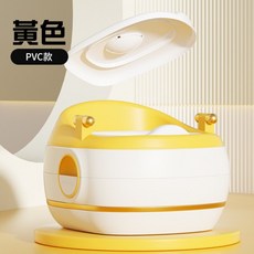 lilikoko 哩哩摳摳 多功能坐便器，可拆卸加深便槽，附有握把，適合0-8歲幼兒，藍色/黃色/紅色, 黃色, 黃色