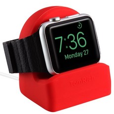 TomRich Apple Watch 專用充電展示座, 紅色, 1個