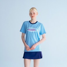 케이텐션 링거 스탠다드핏 스카이 티셔츠 KS6ST139U