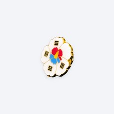 군인 뱃지 / 드로잉 무궁화 태극기 뱃지 B04