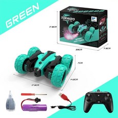 장난감 rc자동차 rc카 무선 레이싱 회전, Green sealed box, 1개