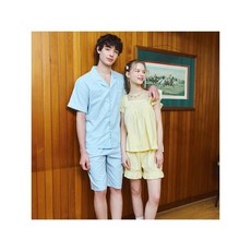 신영와코루 행사 커플잠옷 면 레이온 리플 파자마 세트 남여 단품 SPA2502W_SPA2502