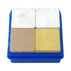 전도체실험 과학수업용 큐브형 금속조각 사이언스키트 자석철판 철판, 1세트