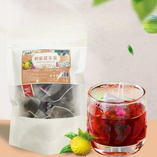 하이완 자리 복령차 장미 혼합 티백, 3개, 1개입, 1mg