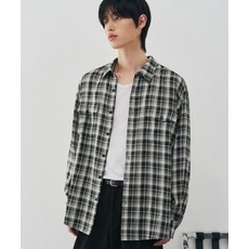 매장정품 드로우핏 DRAW FIT마빈 투포켓 체크 셔츠 [BLACK] DFSH5201BK 104006