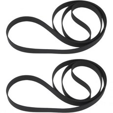 2개 회전판 벨트 436.8x4x0.9mm 가락드 SP25 V VI 86SB 125SB GT25 GT35 GT250P 100SB와 호환됨, 2개 회전판 벨트 436.8x4x0.9mm 가락드 SP