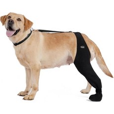 발을 핥는 것을 방지하는 강아지 양말 핥거나 물지 않게 해주는 통기성 있는 다리 슬리브 견고하고 안전한 사이즈 조절 가능한 회복 슬리브 양말 (L-왼쪽)