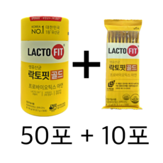 [최신제조] 락토핏 생 유산균 골드 HACCP 종근당건강 정품 2개월분, 1개, 60회분