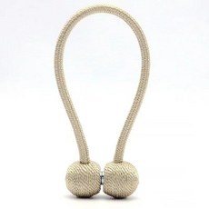 커튼 스트랩 모던 심플 아이디어 자석 커튼 버클 후크 벽걸이 스트랩 커튼 클립 면제펀치, 베이지유광택, 2개 사면 2개 4개 주고, 1개