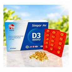 盛沛D3 800IU 軟膠囊 60粒/盒, 1個, 60顆