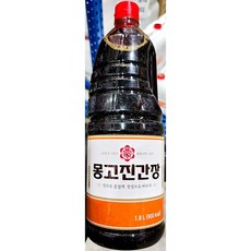 진간장 (몽고장유 1.8L) [할인특가] 볶음요리용/국요리용/잡채용/가정용/뷔페, 1개, 1.8L