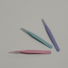 다꾸 입문 고급 스티커 일자형 집게 핀셋 포셉 어린이 초등 다이어리 꾸미기 만들기 미술 공방 대량주문 족 취미 준비물 추천, (2)일자형그린