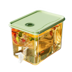 냉장고 물병 식품급PP 쥬스 디스펜서 캠핑용 음료디스펜서수도꼭지물통, K1(타이머), 8.6L, 1개