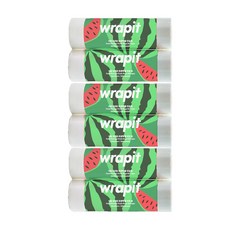 랩잇 비닐 크린 롤백, 6개, 500개입, 중(M)