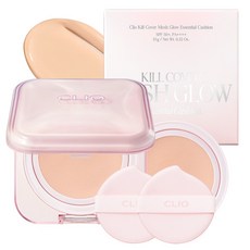 [한정기획] 클리오 킬커버 메쉬 글로우 에센셜 쿠션 기획세트 [본품+리필]+퍼프 2매, 23N 진저, 1개