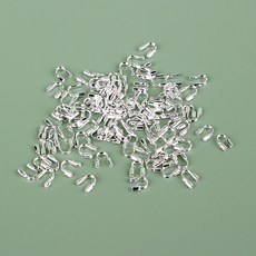 비즈공예부자재 실버 U자버클 100개입, 상세페이지 참조