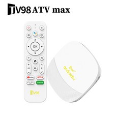 PYHO TV 셋톱박스 4K WiFi 안드로이드 TV케이스, 1개, TV98 ATV max(2G+16G)