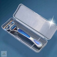 두루픽 휴대용 면도기 케이스 보관 투명 플라스틱 여행용 면도기보관