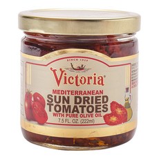 Victoria 지중해 썬 드라이드 토마토 퓨어 올리브 오일, 1개, 222ml