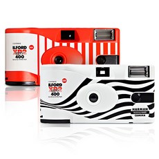 하만 HARMAN XP2 SUPER RED B&W 흑백 일회용 카메라 /ED, 1개, 하만 XP SUPER B&W