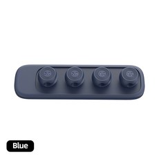마그네틱 케이블 관리 케이블 홀더 클립 책상용 다용도 코드 키퍼 조명용 클립 5개 USB C 케이블 스틱, 파란색
