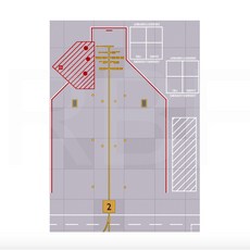 RBF 1:400 停機坪 APRON4-2-A4, 1個