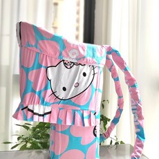 嬰兒編背簍竹編小孩背篼手工竹編背簍兜娃娃背凳背篼 登山健行背架 兒童揹架 背巾腰凳 肩背帶 背架背包, KT貓外內套+背簍+安全帶+防風罩