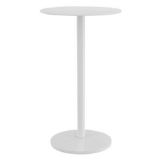 철제 테이블 와인바 술집 원형 인테리어 스탠딩 탁자 60x104, L. 화이트 60106 업그레이드 시멘트