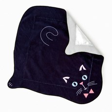 【日本Alphax】 PitaClo神奇保冷保溫自黏便當巾 一個, 黑貓, 1個