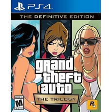 Grand Theft Auto: The Trilogy - T Grand Theft Auto: The Trilogy- The Definitive Edition - PlayStatio, 플레이 스테이션 4