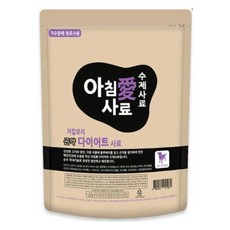 아침애 수제사료 곤약함유 다이어트사료, 닭+오리, 1kg, 1개