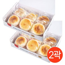 삼립 냉동 맥모닝 잉글리쉬머핀 6개입 x 2곽 맥머핀 아침식사대용 샌드위치, 840g, 2개