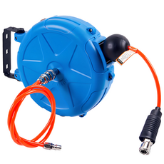 kroshine 자동 에어릴 에어호스 릴 벽걸이 8mm x 10m, 1개