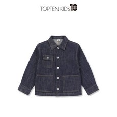 탑텐 키즈 에코 논페이드 데님 자켓 MKF1KG1211-IC VEU787 DZU580