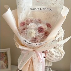 Floraflower 情人節系列永生花束-怦然心動〖情人節禮物〗浪漫 精美 永生花, 花束