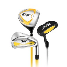 3종세트 주니어 골프채 아이언 드라이버 퍼터 어린이 골프 클럽, 3종세트 주니어골프채 5-8세, R, 1도